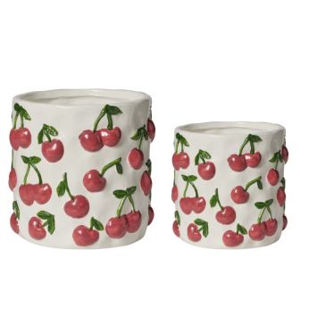 Decorative flower pot Cherry, 1HRR18-317