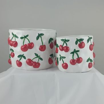 Decorative flower pot Cherry, 1HRR14-317