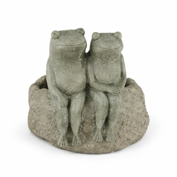 Concrete flower pot - Frogs, 26360