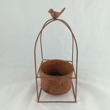 Металлический цветочный горшок, 12081