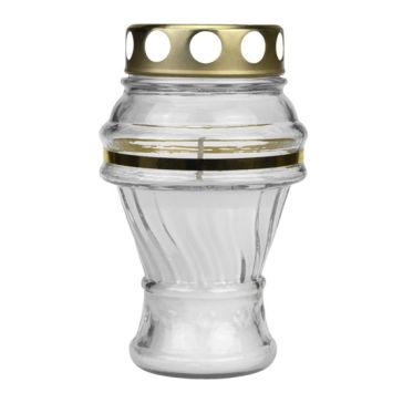 Svece stikla traukā, 30h, 137BN