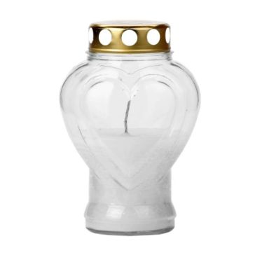 Svece stikla traukā, 45h, 83B