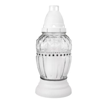 Svece stikla traukā, 25h, 502CB