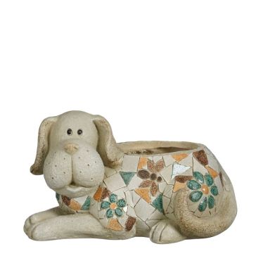 Decorative flower pot Dog, 1190484