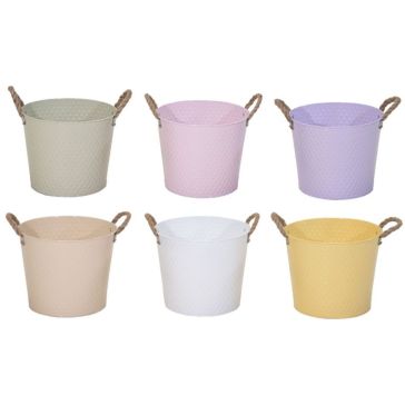 Decorative metal container, 138040