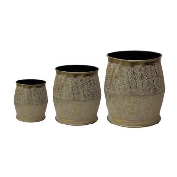 Decorative metal container, 9450-1