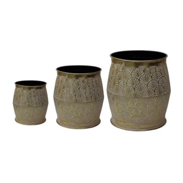 Decorative metal container, 9450-2