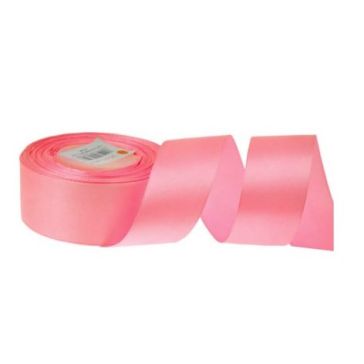 Satīna lente 35m, PINK25