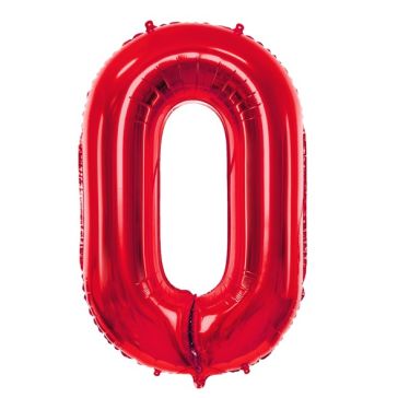 Folijas balons Cipars "0", FB1M-0-007