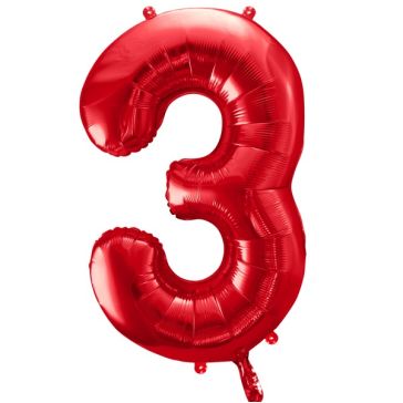 Folijas balons Cipars "3", FB1M-3-007