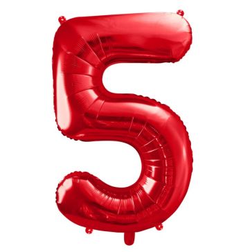 Folijas balons Cipars "5", FB1M-5-007