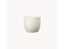 Ceramic flower pot Basel cream, matt, 12cm, 59558