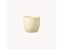 Ceramic flower pot Basel cream, glossy, p16cm, 59616