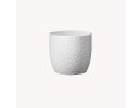 Ceramic flower pot Boston white, matt, p13cm, 59294