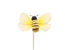 Bee Maya 7cm, yellow on stick, H50cm, K40260