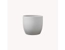 Ceramic flower pot Basel light gray, p21cm, 61799