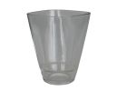 Glass orchid pot AMARANTA, AMA/CLR